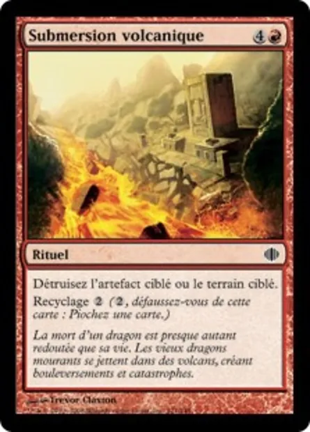 Submersion volcanique, carte Magic ALA 121 — extension Les éclats d'Alara