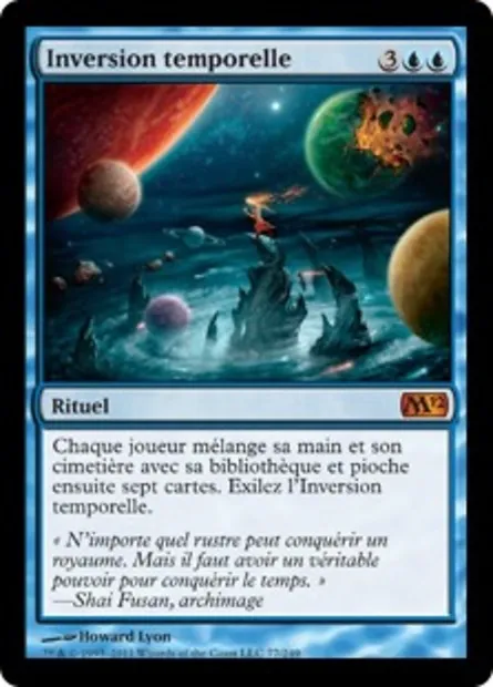 Inversion temporelle, carte Magic M12 77 — extension Magic 2012