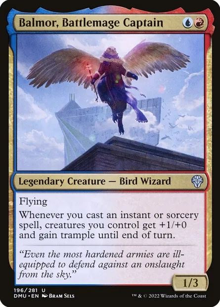 Balmor, Battlemage Captain, Magic card DMU 196 — Dominaria United set