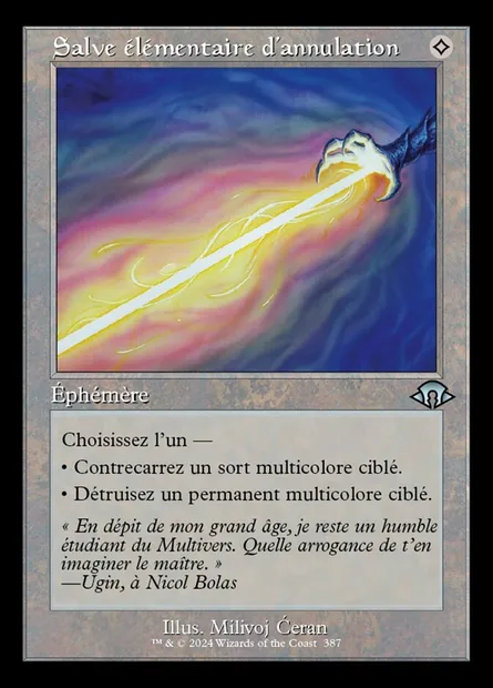 Salve élémentaire d'annulation, carte Magic MH3 387 — extension Modern Horizons 3