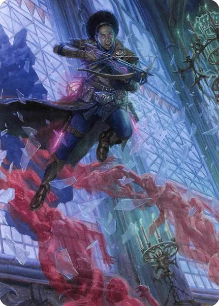 Kaya, Geist Hunter // Kaya, Geist Hunter, Magic card AVOW 3 — Crimson Vow Art Series set