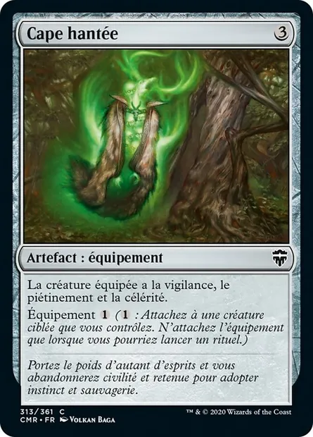 Cape hantée, carte Magic CMR 313 — extension Commander Legends