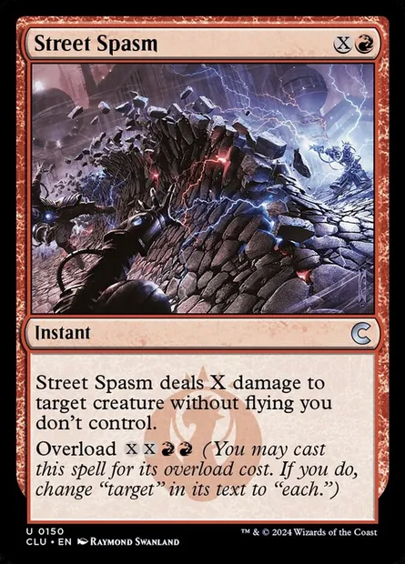 Street Spasm, Magic card CLU 150 — Ravnica: Clue Edition set
