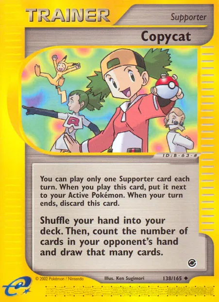 Copycat, Pokémon card EX 138 — Expedition Base Set set