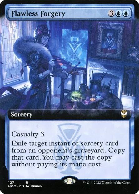 Flawless Forgery, Magic card NCC 127 — New Capenna Commander set