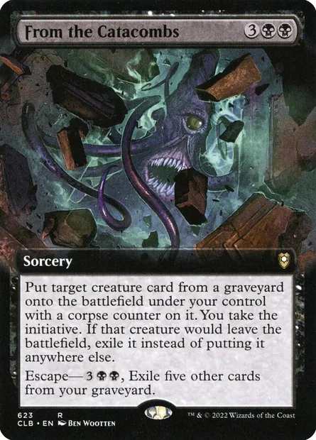 From the Catacombs, Magic card CLB 623 — Commander Legends: Battle for Baldur's Gate set
