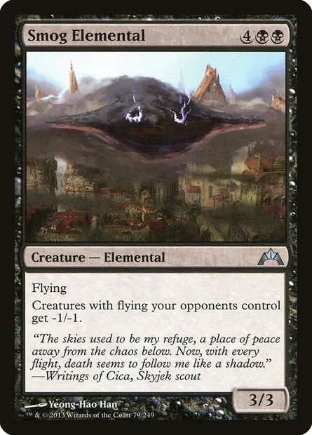 Smog Elemental, Magic card GTC 79 — Gatecrash set