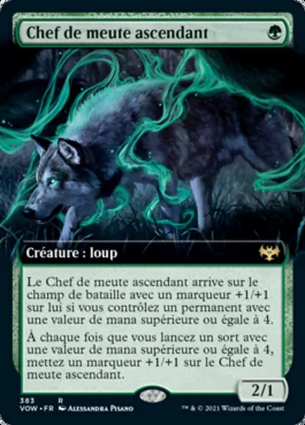 Chef de meute ascendant, carte Magic VOW 383 — extension Innistrad : noce écarlate