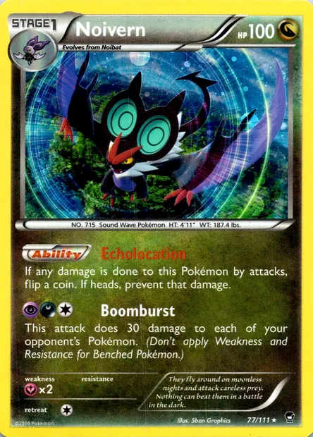 Bruyverne, carte Pokémon TDX 077-3 — extension Theme Deck & Blisters Exclusives