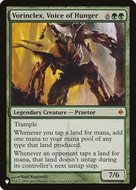 Vorinclex, Voice of Hunger, Magic card PLST NPH-127 — The List set