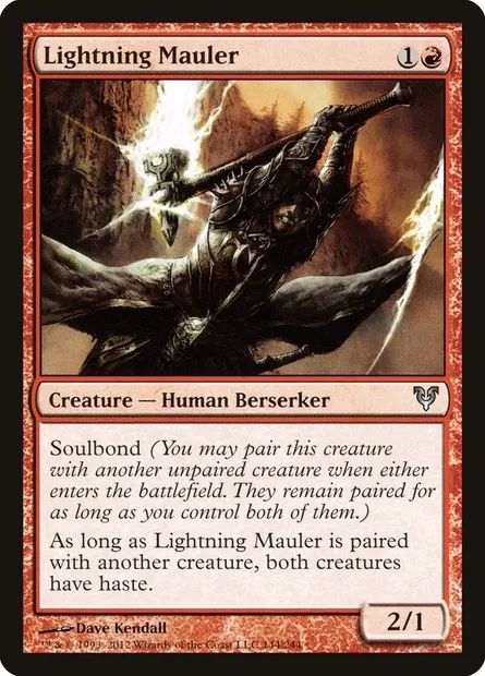 Lightning Mauler, Magic card AVR 144 — Avacyn Restored set