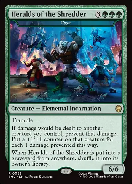 Vigor, Magic card TMC 53 — Teenage Mutant Ninja Turtles Eternal set
