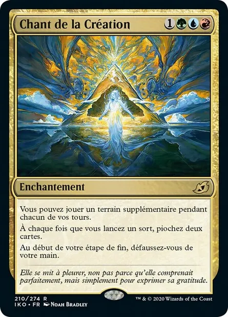 Chant de la Création, carte Magic IKO 210 — extension Ikoria: Lair of Behemoths