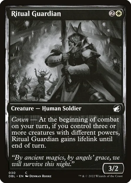 Ritual Guardian, Magic card DBL 30 — Innistrad: Double Feature set