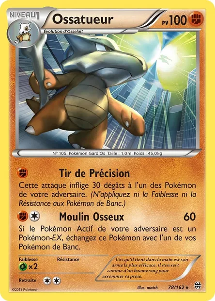 Ossatueur, carte Pokémon BKT 78 — extension Impulsion Turbo