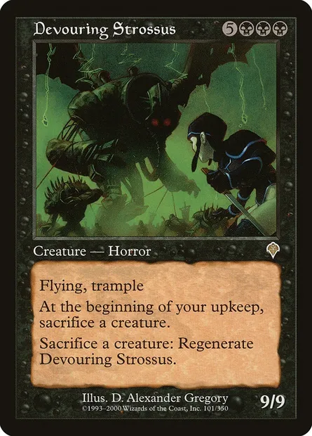 Devouring Strossus, Magic card INV 101 — Invasion set