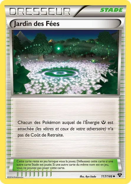 Jardin des Fées, carte Pokémon XY 117 — extension XY