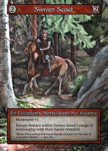 Swiven Scout, carte Sorcery BET 169 — extension Beta
