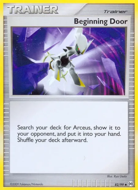 Porte de départ, carte Pokémon AR 82 — extension Arceus