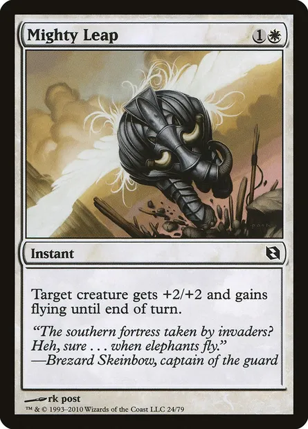 Mighty Leap, Magic card DDF 24 — Duel Decks: Elspeth vs. Tezzeret set