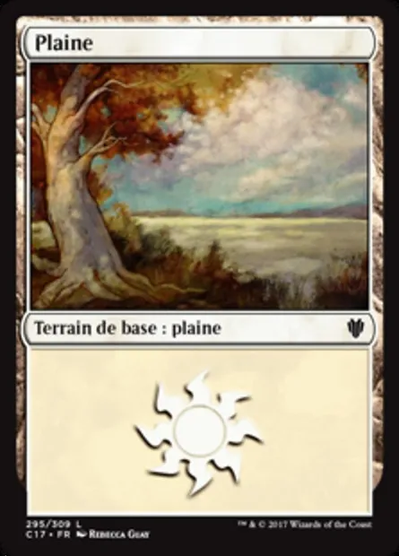 Plaine, carte Magic C17 295 — extension Commander 2017