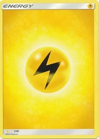Lightning Energy, Pokémon card TK10A 001 — Sun & Moon Trainer Kit: Lycanroc & Alolan Raichu (Alolan Raichu) set