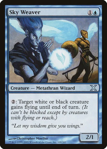 Sky Weaver, Magic card 10E 109 — Tenth Edition set