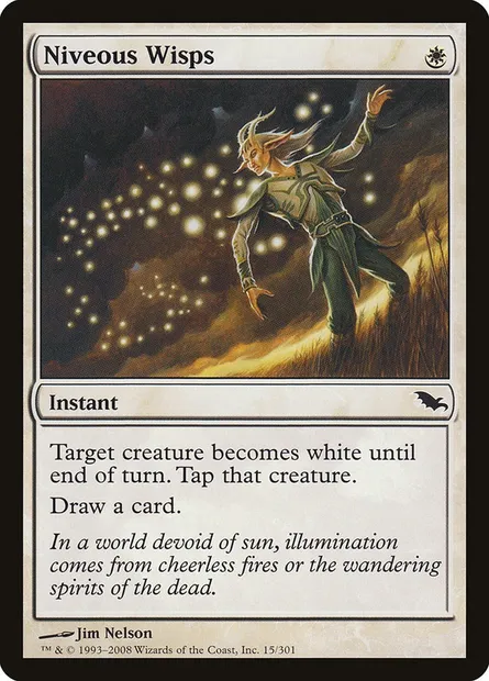 Niveous Wisps, Magic card SHM 15 — Shadowmoor set