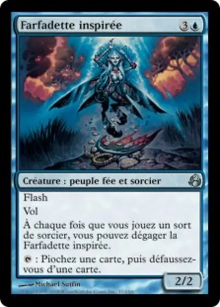 Farfadette inspirée, carte Magic MOR 37 — extension Leveciel
