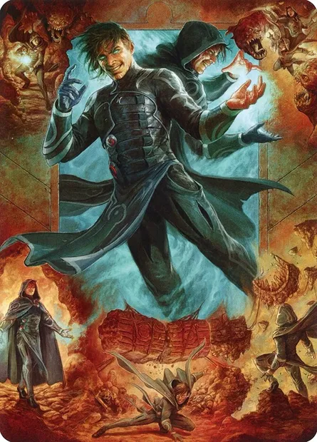 Jace, Mirror Mage // Jace, Mirror Mage, Magic card AZNR 2 — Zendikar Rising Art Series set