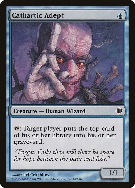Cathartic Adept, Magic card ALA 34 — Shards of Alara set