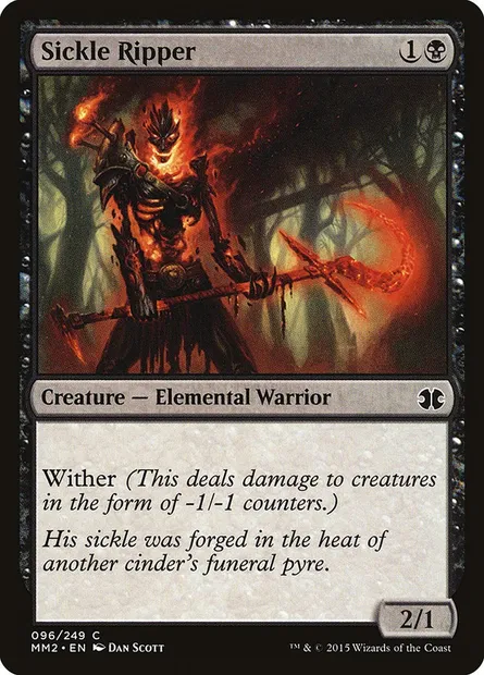 Sickle Ripper, Magic card MM2 96 — Modern Masters 2015 set