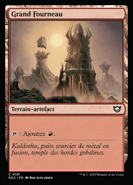 Grand Fourneau, carte Magic EOC 161 — extension Edge of Eternities Commander