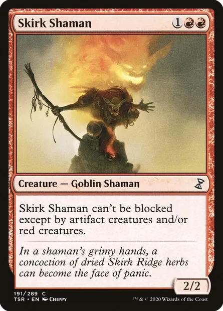 Skirk Shaman, Magic card TSR 191 — Time Spiral Remastered set