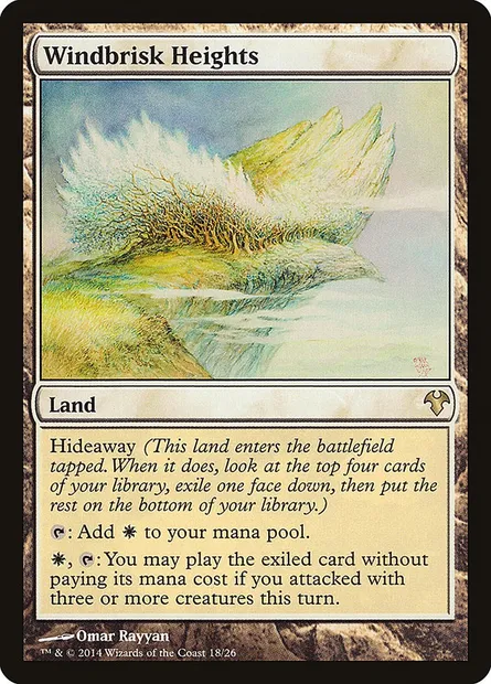 Windbrisk Heights, Magic card MD1 18 — Modern Event Deck 2014 set