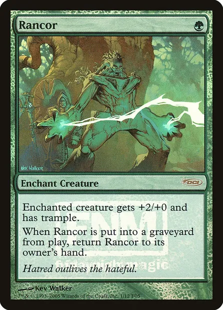 Rancor, Magic card F05 1 — Friday Night Magic 2005 set