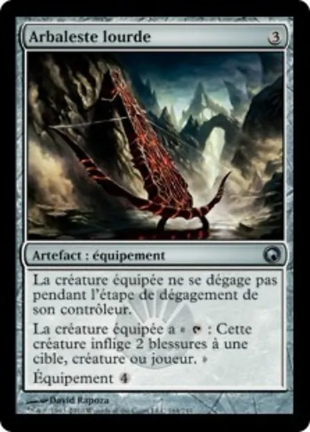 Arbaleste lourde, carte Magic SOM 164 — extension Cicatrices de Mirrodin