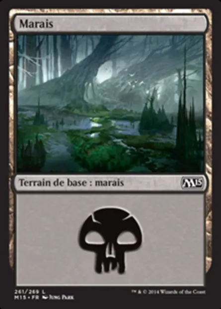 Marais, carte Magic M15 261 — extension Magic 2015