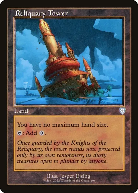 Reliquary Tower, Magic card BRC 196 — The Brothers' War Commander set