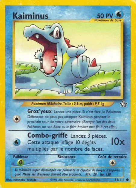 Kaiminus, carte Pokémon NG 81 — extension Neo Genesis