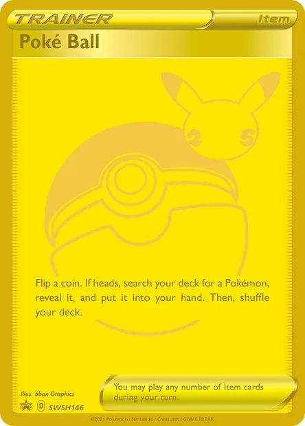 Poké Ball, Pokémon card SWSH 146 — SWSH Black Star Promos set