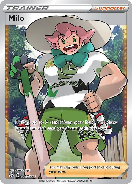 Milo, Pokémon card RCL 190 — Rebel Clash set