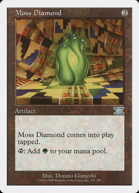 Moss Diamond, Magic card 6ED 301 — Classic Sixth Edition set