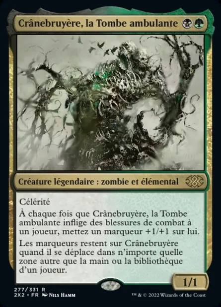 Crânebruyère, la Tombe ambulante, carte Magic 2X2 277 — extension Double Masters 2022