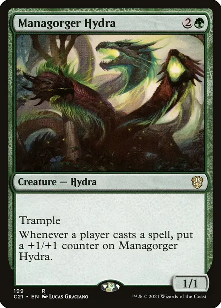 Managorger Hydra, Magic card C21 199 — Commander 2021 set