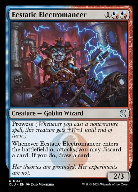 Ecstatic Electromancer, Magic card CLU 31 — Ravnica: Clue Edition set