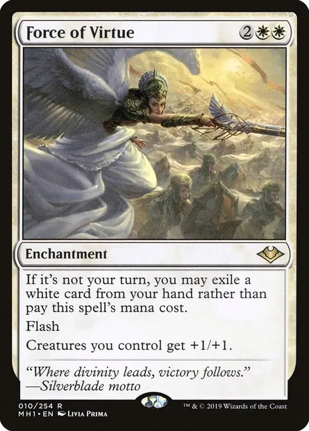 Force of Virtue, Magic card MH1 10 — Modern Horizons set