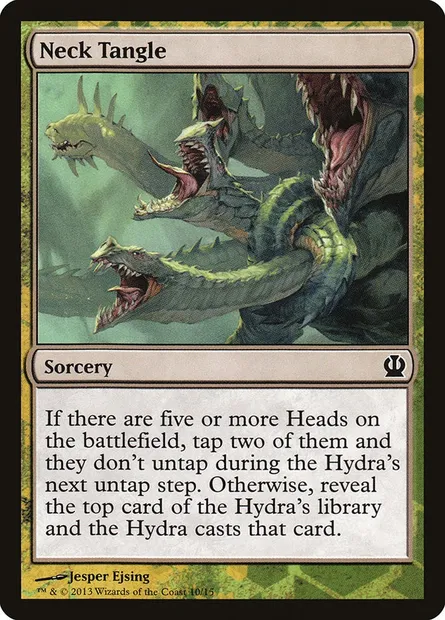 Neck Tangle, Magic card TFTH 10 — Face the Hydra set