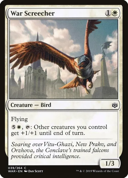 War Screecher, Magic card WAR 39 — War of the Spark set