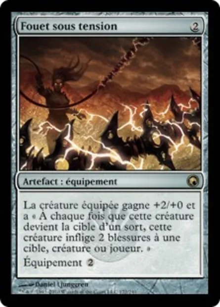 Fouet sous tension, carte Magic SOM 172 — extension Cicatrices de Mirrodin